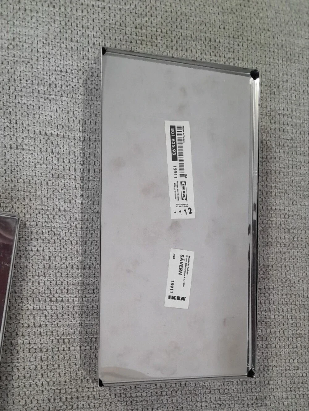 IKEA Silver Metal Tissue Dispenser